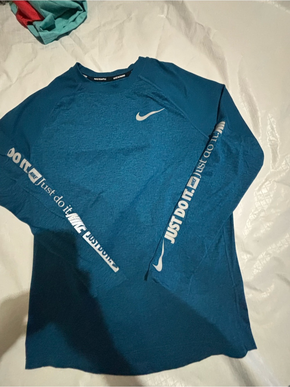 Nike Element Running Shirt Sz M AJ6623-010 Blue
